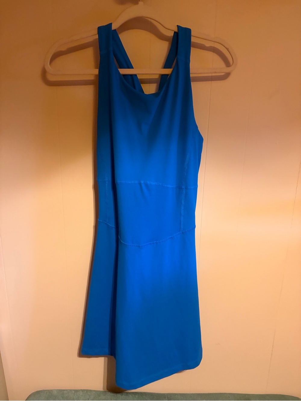 Sonic Blue Sleeveless Women's athleisure Dress